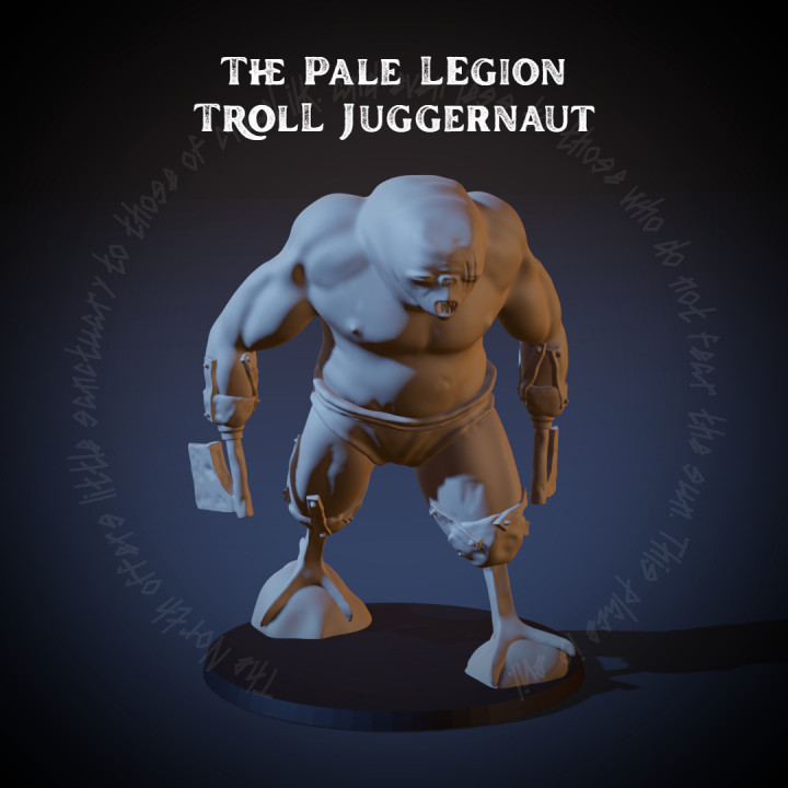 The Pale Legion - Troll Juggernaut with Axe Arms