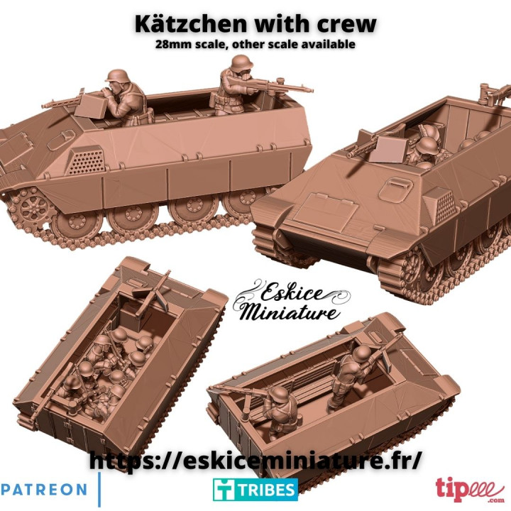 Kätzchen with troop - 28mm image