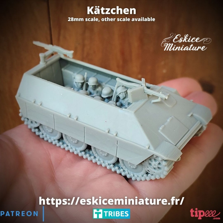 Kätzchen with troop - 28mm