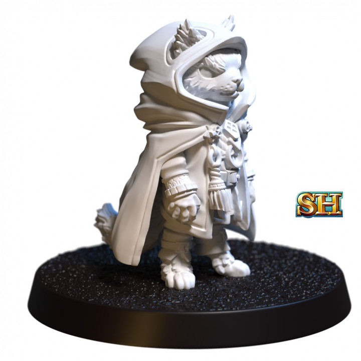 Tabaxi Cat Burglar Miniature STL image