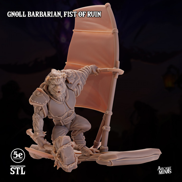 Gnoll Barbarian, Fist of Ruin image