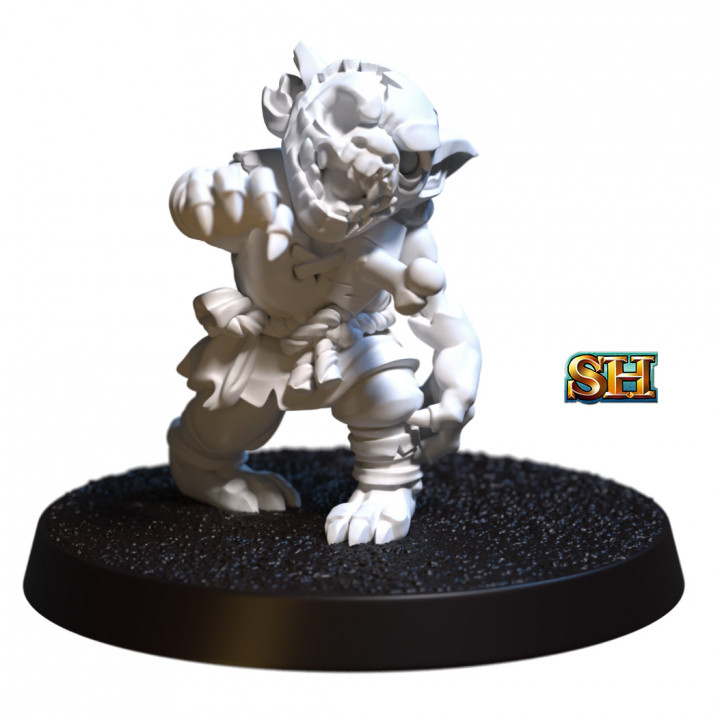 Zombie Goblin Miniature STL image