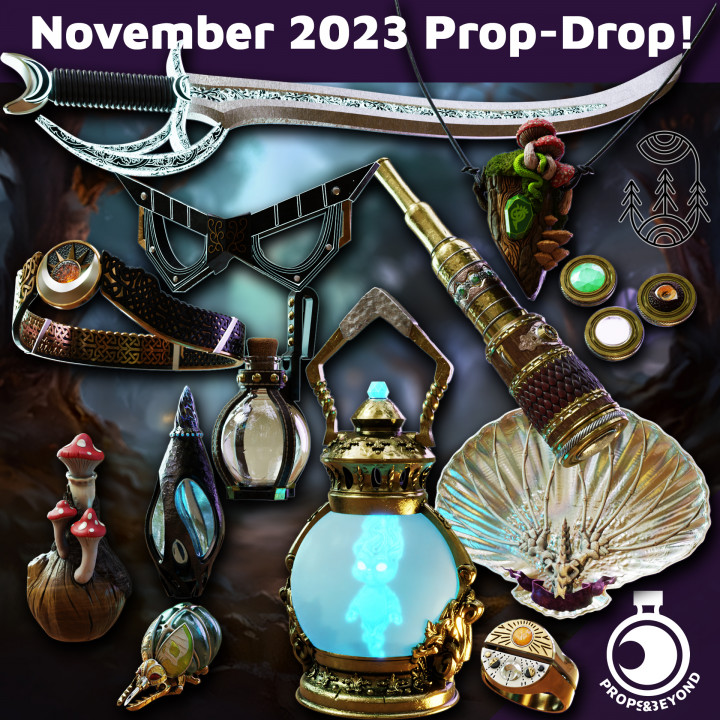 November 2023 Prop Drop – Woods at Dusk image