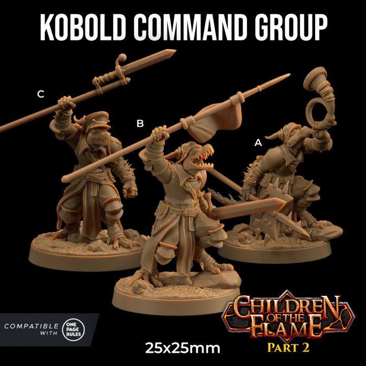 Kobold Command Group| PRESUPPORTED  | Children of the Flame Part 2 image