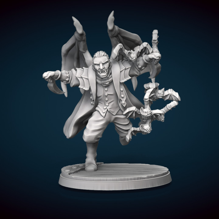 Human Vampire Miniature STL