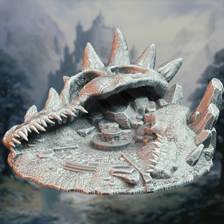 Dragon Altar Terrain Set - Grave of Cazarion image