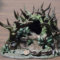 Picture of print of Forest Underground Entrance - Tabletop Terrain - 28 MM