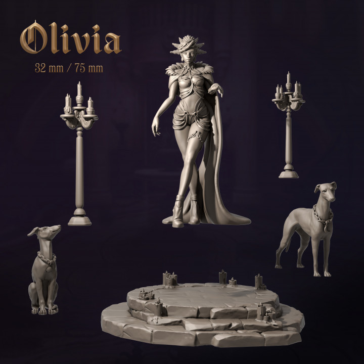 Olivia 32mm and 75mm