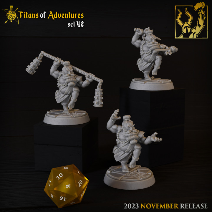 3D Printable Titan Forge Miniatures - 2023 - November - Bloodsail Ogres ...