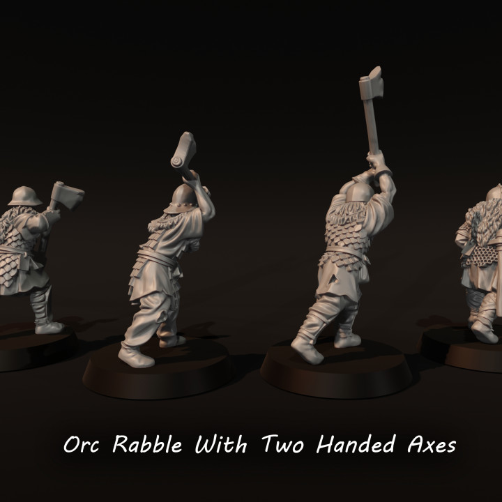 Orc Rabble With Two Handed Axes image