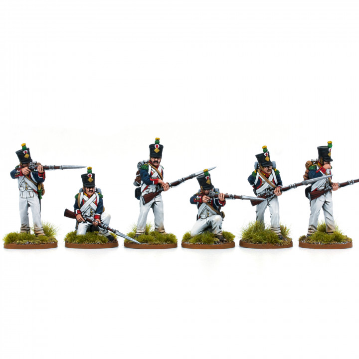 Napoleonic French Line Infantry Voltigeurs Skirmishing image
