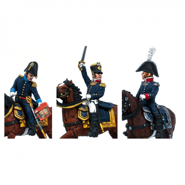 Napoleonic French Mounted Officers image