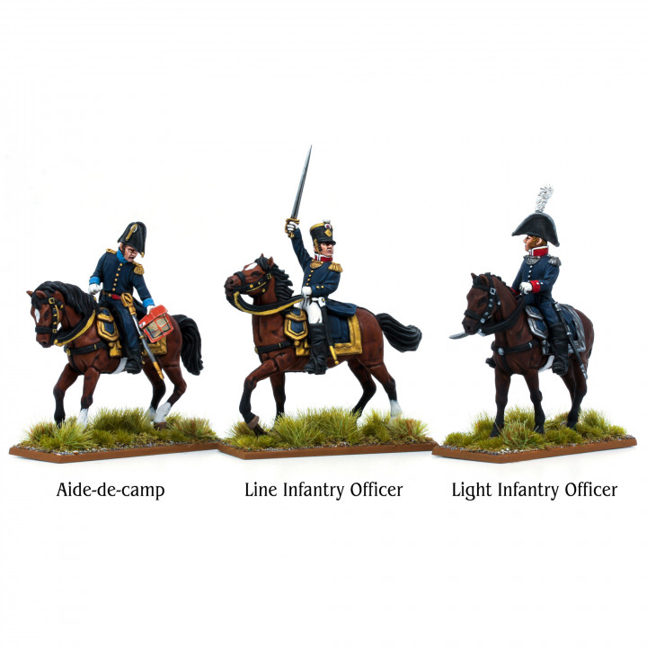 Napoleonic French Mounted Officers image