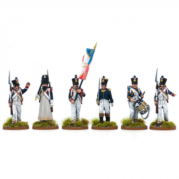 Napoleonic French Line Infantry Command Battalion