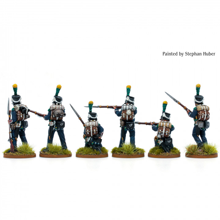 Napoleonic French Light Infantry Voltigeurs Skirmishing image