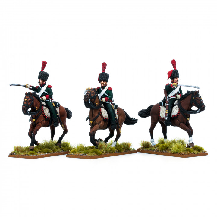 Napoleonic French Chasseurs a Cheval Elite Companies image