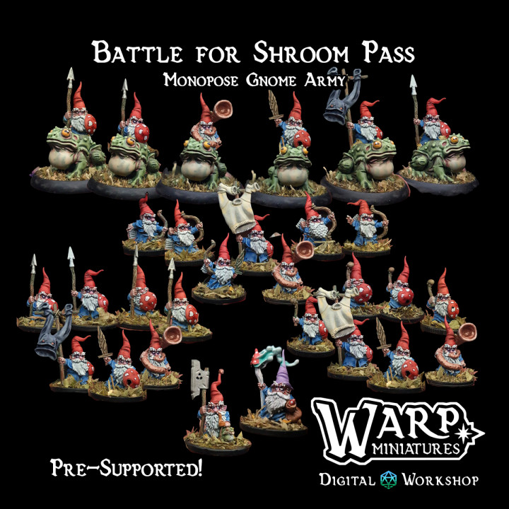 Battle for Shroom Pass - Monopose Gnome Army image