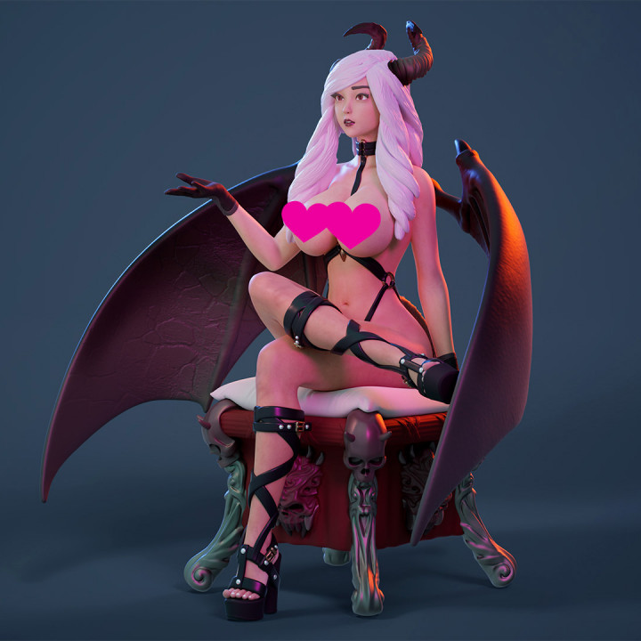 3d Printable Sexy Mistress Succubus C By Chagarin