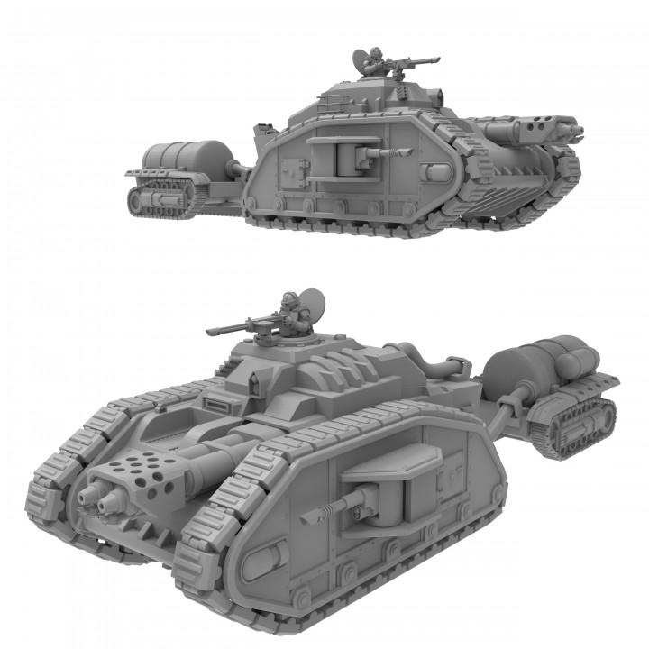 Nero Heavy Crocodile Tank - Presupported image