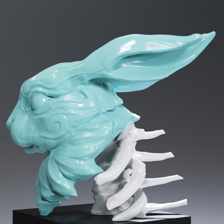 Rabbit Skeleton Art image