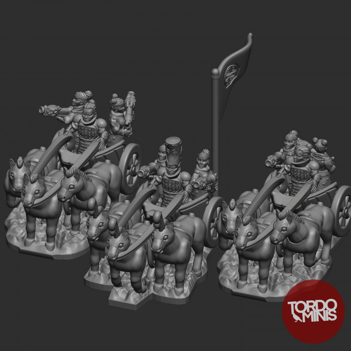 Dragon dynasty: Chariots (10mm) image