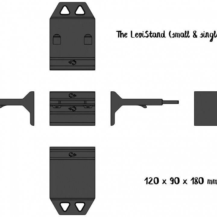 The LeviStand (small & single-sided) image