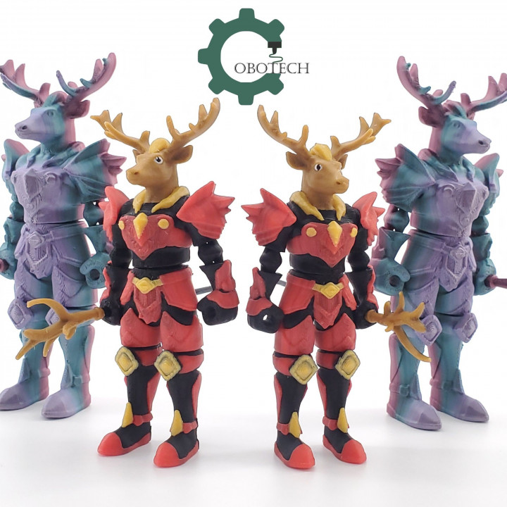 Cobotech Articulated Guardian Deer by Cobotech, Holiday Decoration image