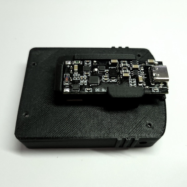 3D Printable USB-C Black and Decker Tool Battey Adapter by Nick