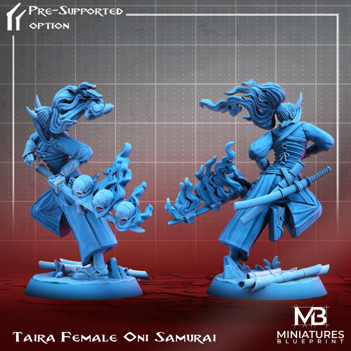 Taira Female Oni Samurai image
