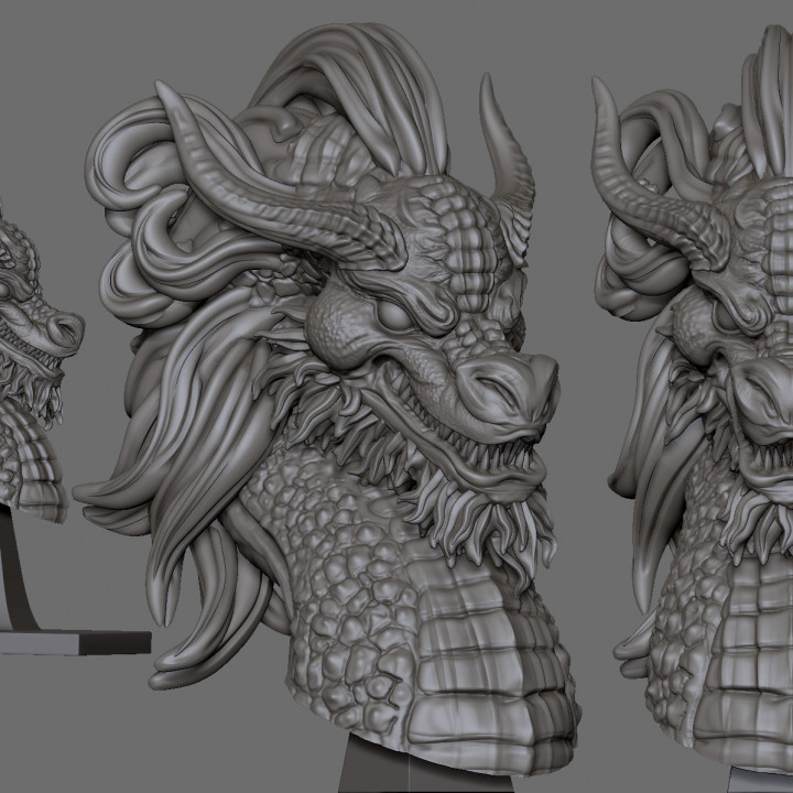 Chi Dragon Bust