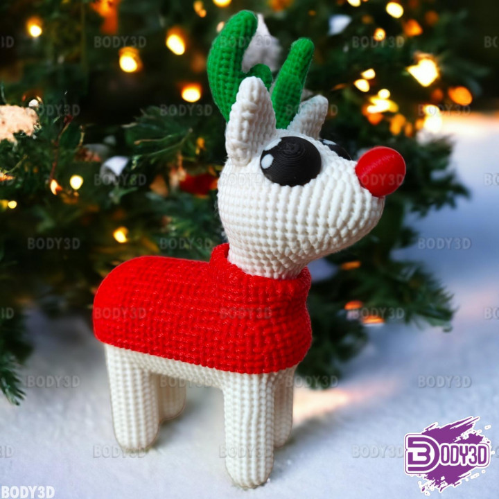 Crocheted Reindeer image