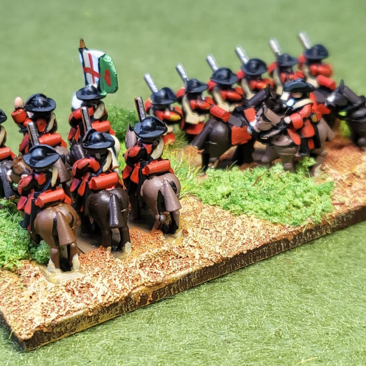 6mm late 17thCentury dragoons