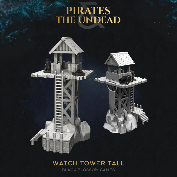 Tall Watch Tower :: UMC 02 Pirates vs the Undead :: Black Blossom Games image