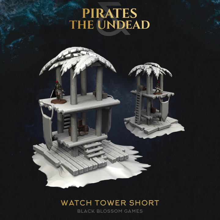 Short Watch Tower :: UMC 02 Pirates vs the Undead :: Black Blossom Games image