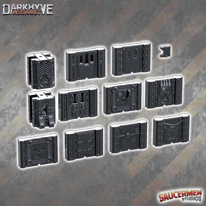 DarkHyve Assault – LED Integrated Walls & Junctions