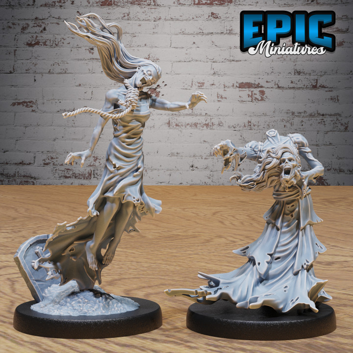 Gruesome Graveyard Set / Undead & Ghost Encounter / Ghoul & Zombie Collection / Pre-Supported image