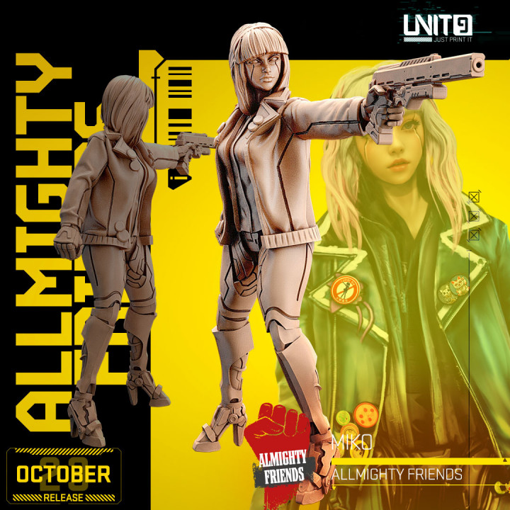 Cyberpunk models BUNDLE - Allmighty Friends - (October23 release) image