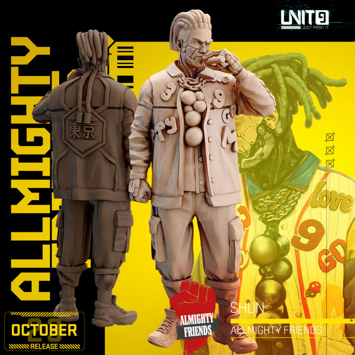 Cyberpunk models BUNDLE - Allmighty Friends - (October23 release) image
