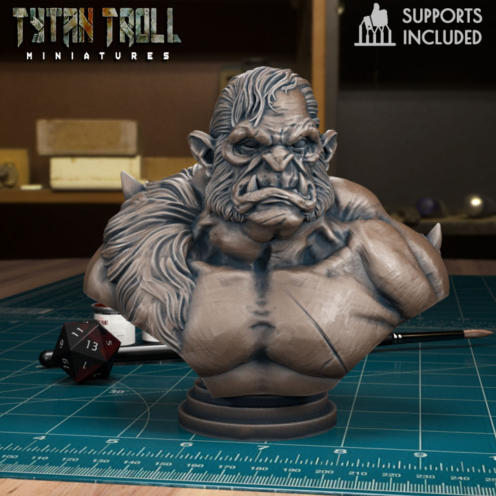 Orc Bust Pack [Pre-supported]