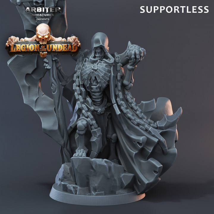 3D Printable Supportless Skeleton Seer 01 by Arbiter