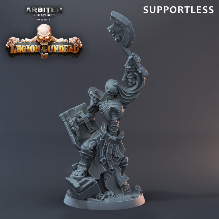 Supportless Skeleton Axe 02