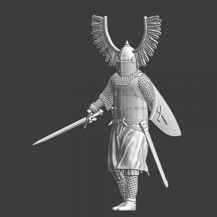 Teutonic Order Commander - Wargaming model image