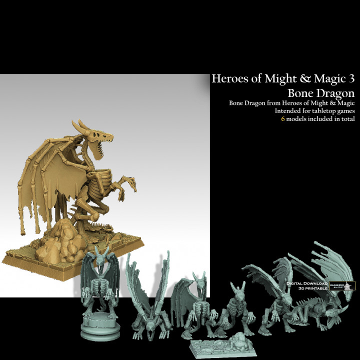 Heroes of Might and Magic 3 Bone Dragon image