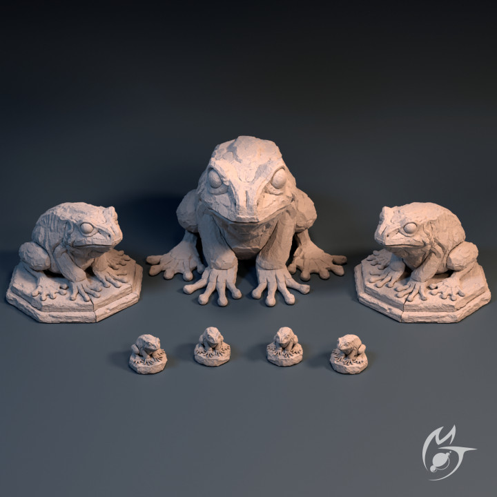 Druidic Frog Statue