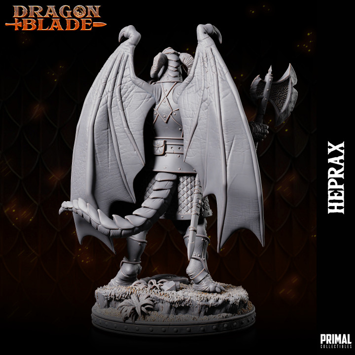 Draconian - fighter-  Heprax - November 2023 - DRAGONBLADE-  MASTERS OF DUNGEONS QUEST image