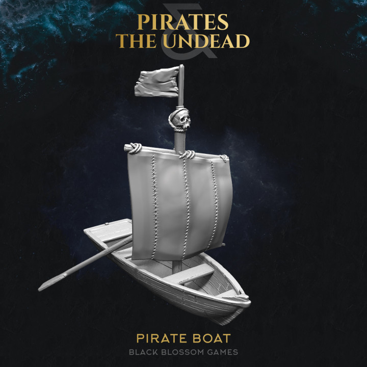 Pirate Boats Rafts Pack :: UMC 02 Pirates vs the Undead :: Black Blossom Games image
