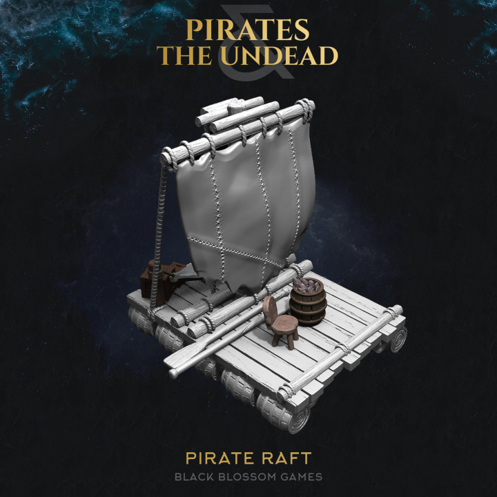 Pirate Boats Rafts Pack :: UMC 02 Pirates vs the Undead :: Black Blossom Games image