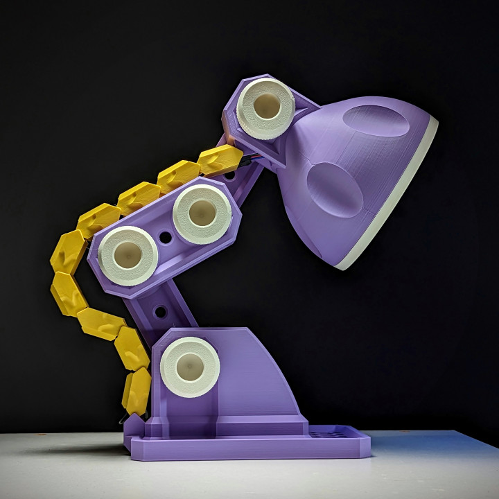 3D Printable Moonbeam Lamp (plus upgrades!) by Clockspring