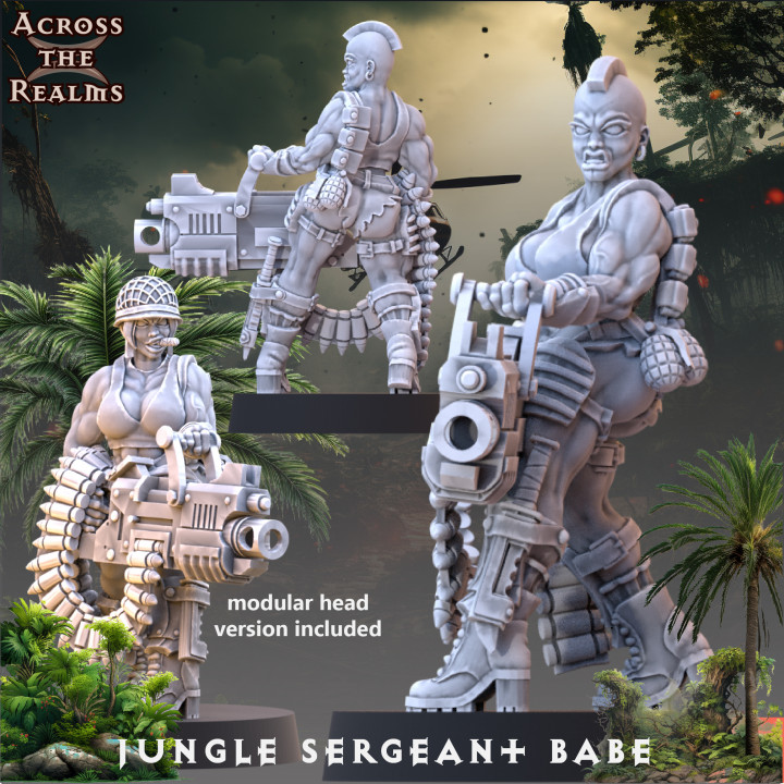Jungle Sergeant Babe image