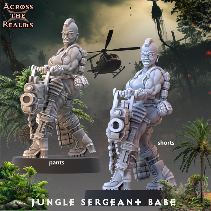 Jungle Sergeant Babe image